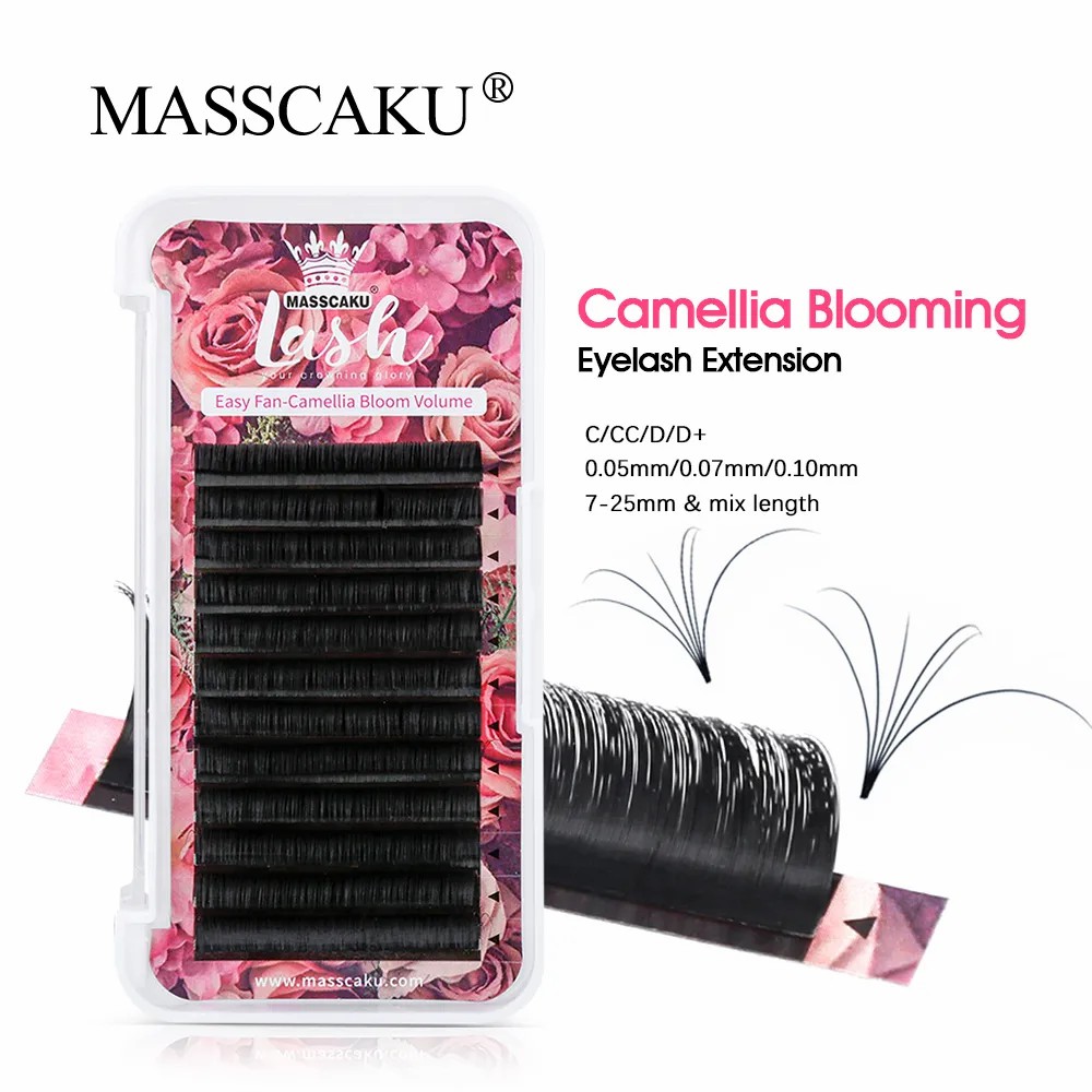 Eyelash Extension Wet Look - MASSCAKU Easy Fanning Volume Mega Eyelashes
