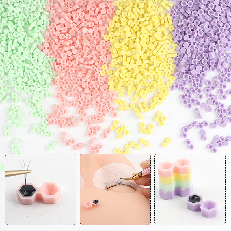 Eyelash Extension London - 100pcs Disposable Eyelash Glue Cup Holder