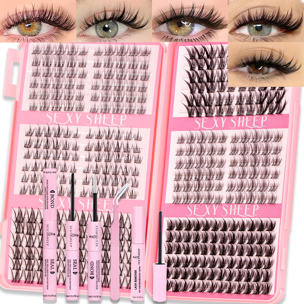 Eyelash Extension For Asian Eyes - DIY Eyelashes Clusters Natural Eyelash Extension