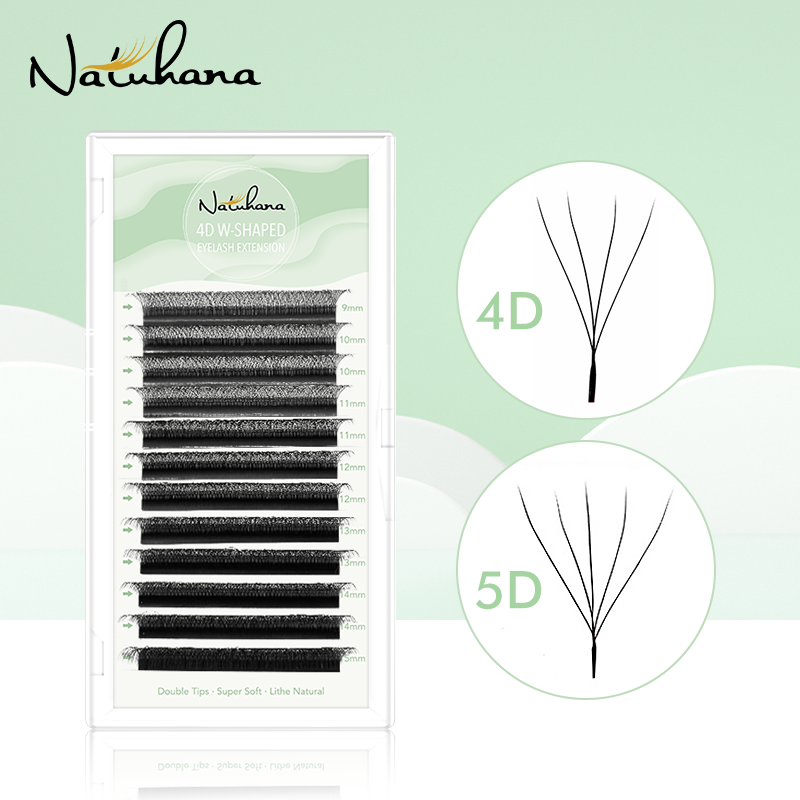 NATUHANA W-Shaped 4D 5D Volume - Eyelash Extension Wet Look avaliação e preço