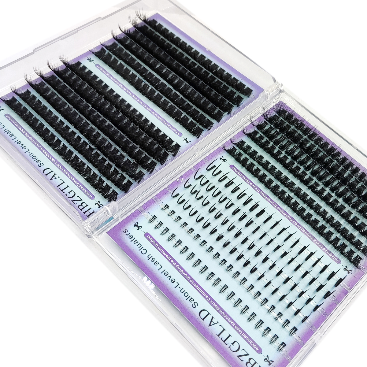 New 24Rows 60D-180D Lash Spike - Eyelash Extension Wet Look avaliação e preço