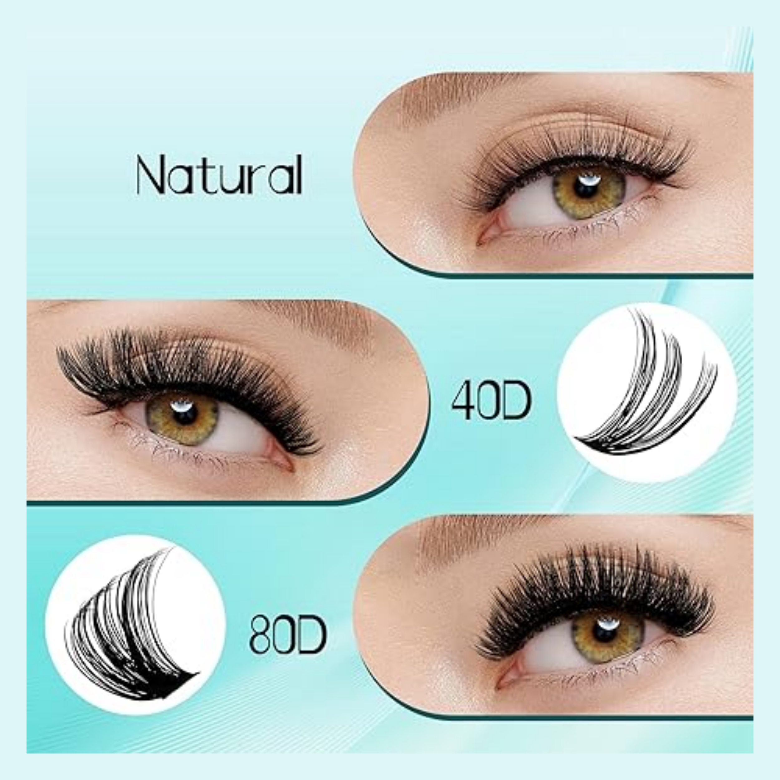GEMERRY Heat Cluster Individua - Eyelash Extension For Asian Eyes avaliação e preço
