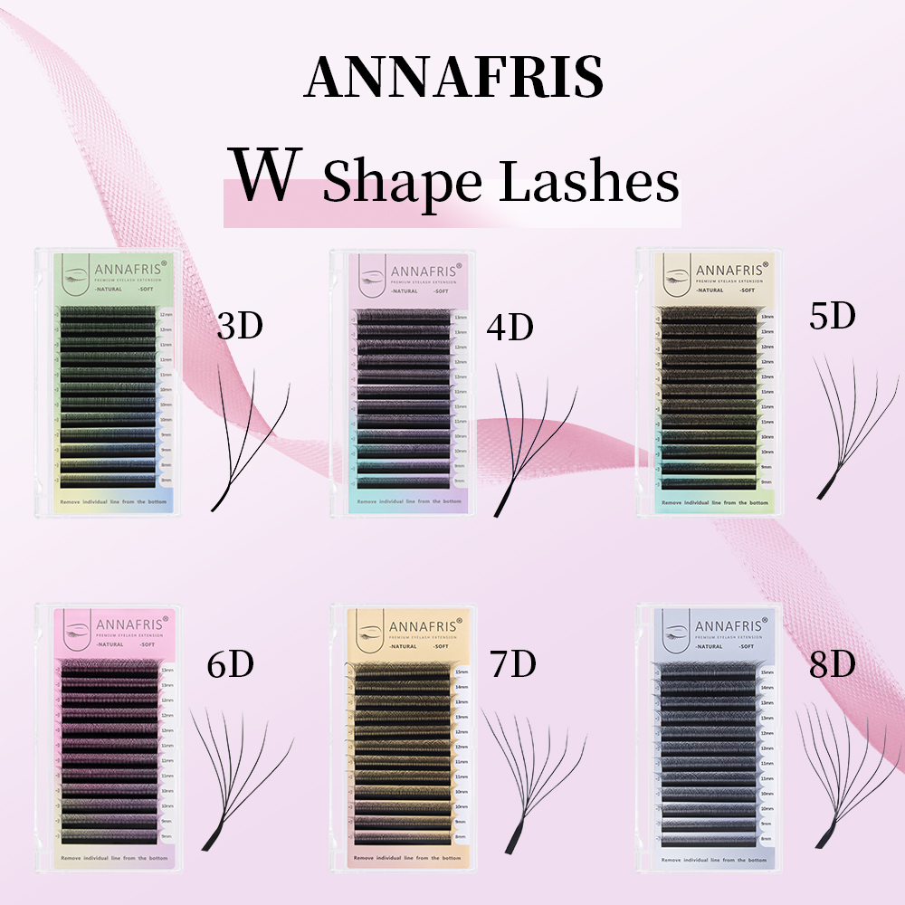 ANNAFRIS Premade Volume Fan YY - Eyelash Extension For Asian Eyes avaliação e preço