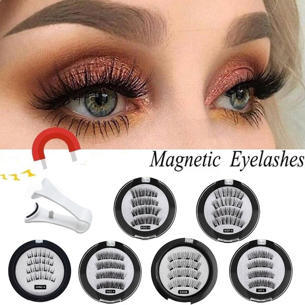 2 Pair 3D Magnetic False Eyela - Eyelash Extension For Asian Eyes avaliação e preço