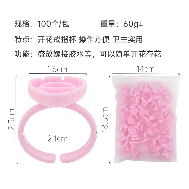 100Pcs Disposable Eyelash Exte - Eyelash Extension Double Lash avaliação e preço