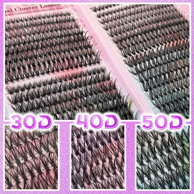 640Pcs Lash Clusters Kit 30D+4 - Eyelash Extension For Asian Eyes avaliação e preço