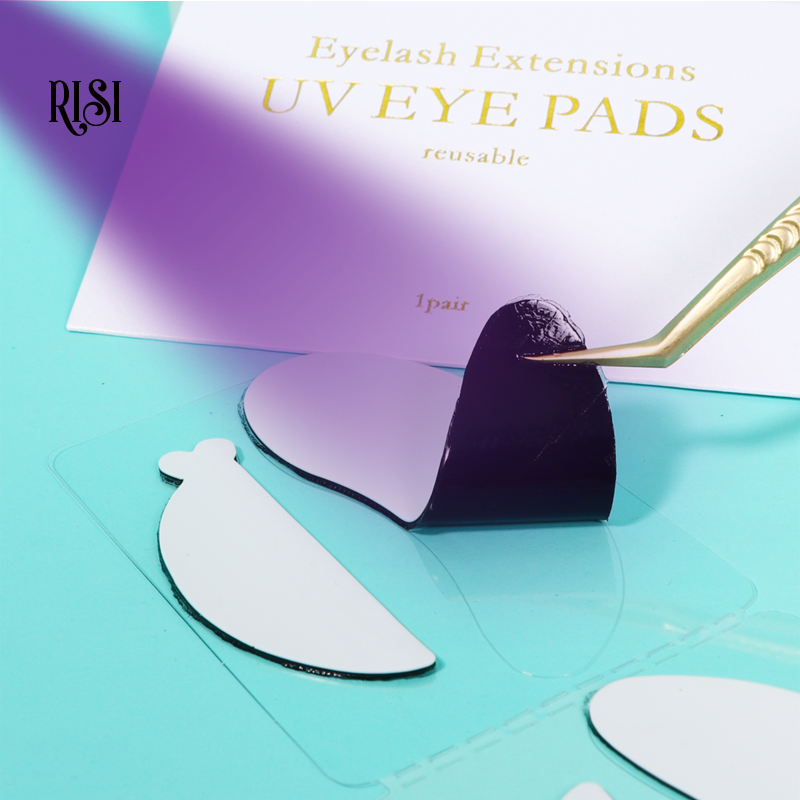 RISI UV Black Eye Patch For Ey - Eyelash Extension Adhesive avaliação e preço