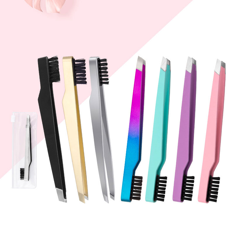 1PC Stainless Steel Eyebrow Tw - Eyelash Extension For No Eyelid avaliação e preço