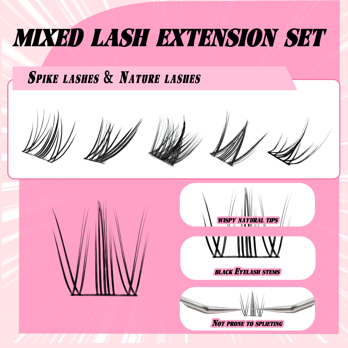 DIY Eyelashes Clusters Natural - Eyelash Extension For Asian Eyes avaliação e preço