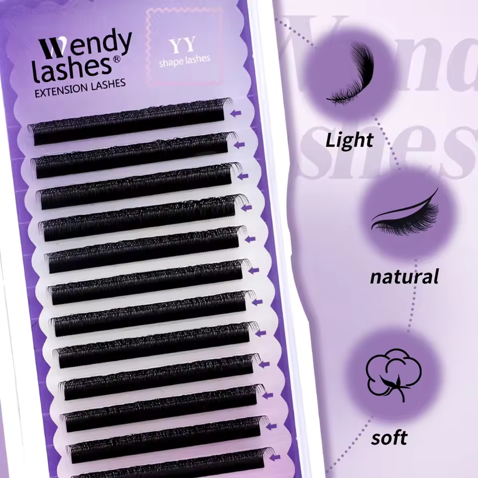 WENDY 2D YY Shape C/D Curl Eya - Eyelash Extension For Asian Eyes avaliação e preço