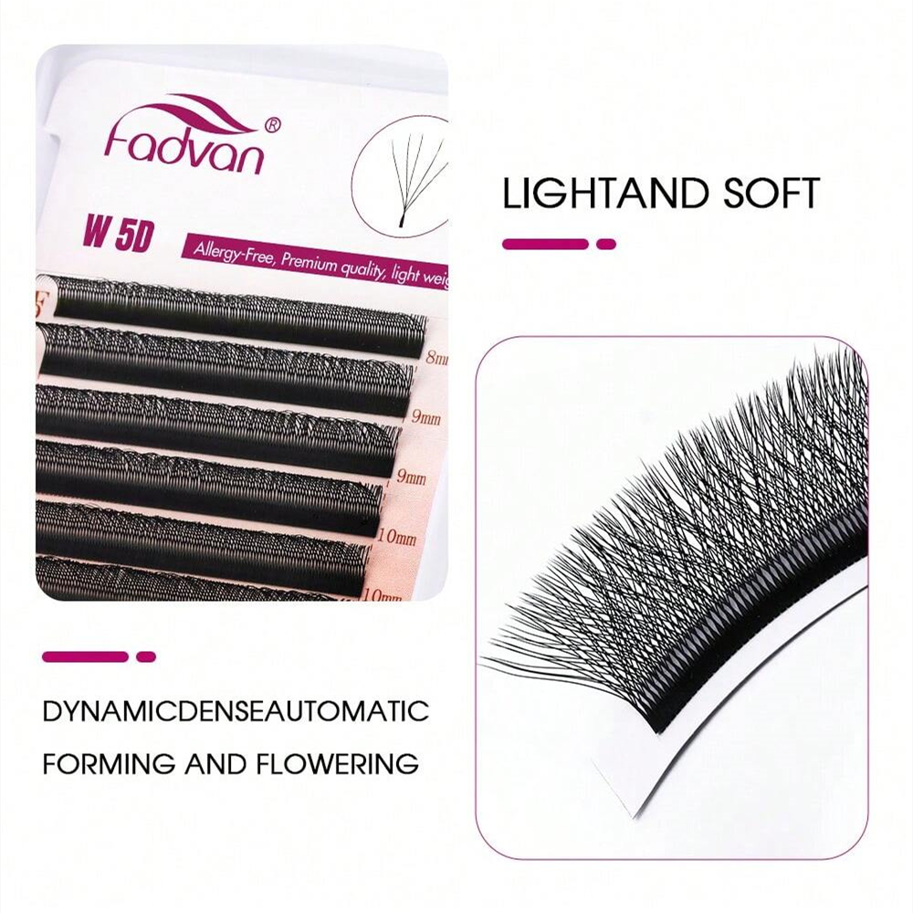 FADVAN Light 5D W Shaped 0.07m - Eyelash Extension Wet Look avaliação e preço