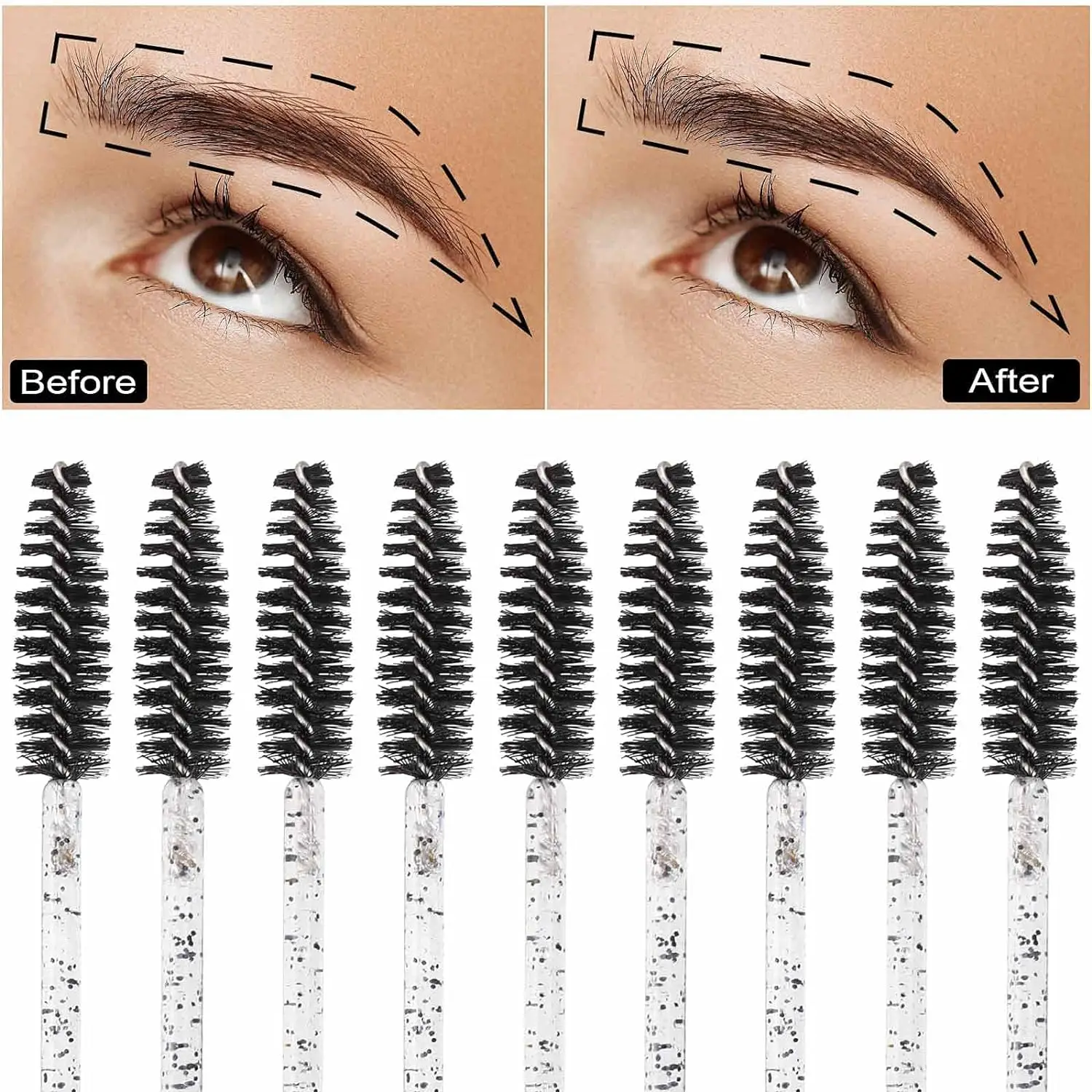 100/1000 /2000pcs Disposable M - Eyelash Extension Wholesale avaliação e preço