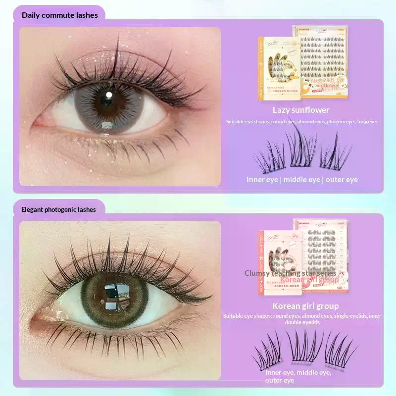 7 Rows Self-Adhesive Eyelashes - Eyelash Extension Adhesive avaliação e preço