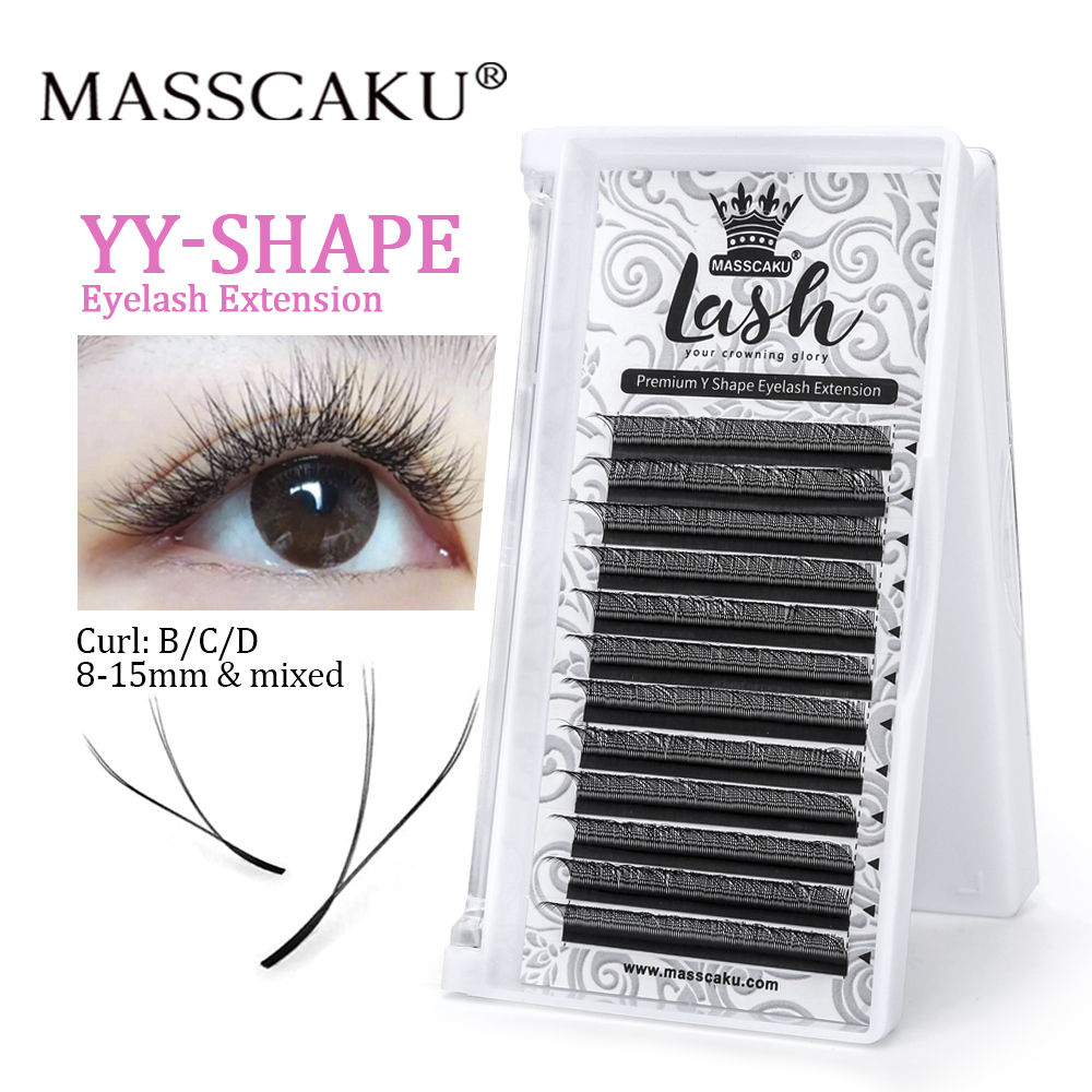 Hot Selling Masscaku YY Shape  - Eyelash Extension For Asian Eyes avaliação e preço