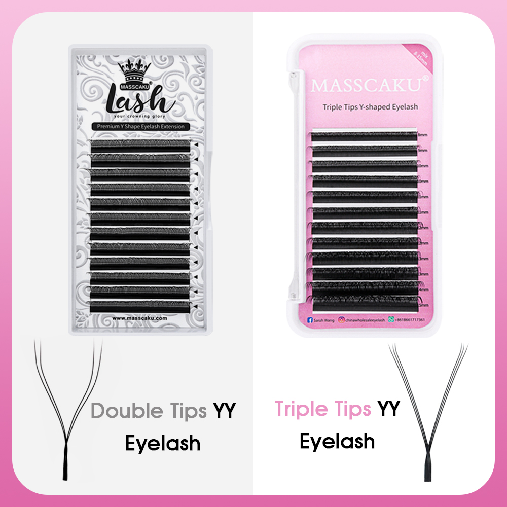 Hot Selling Masscaku YY Shape  - Eyelash Extension For Asian Eyes avaliação e preço