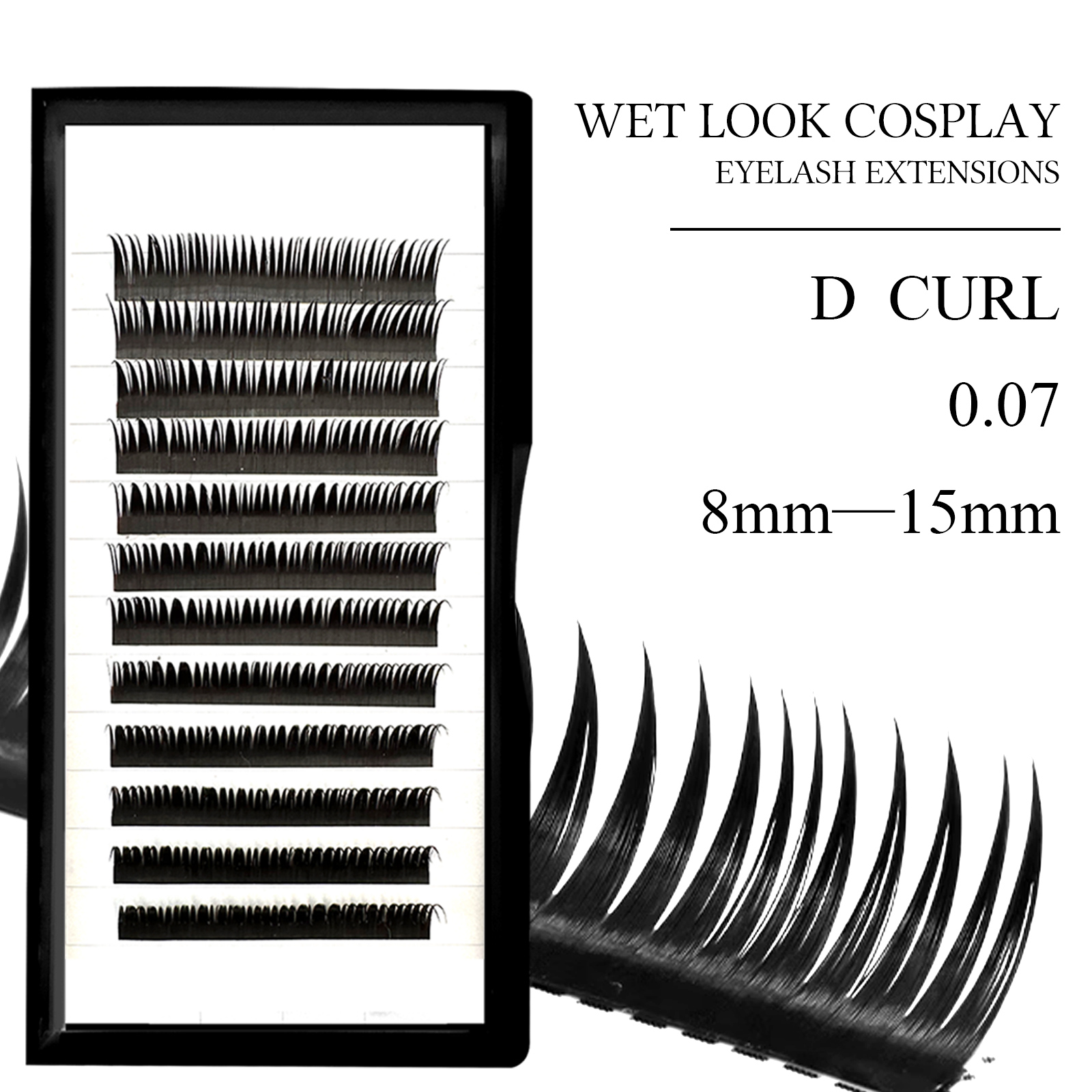 Wet look Cosplay Eyelash Exten - Eyelash Extension Wet Look avaliação e preço