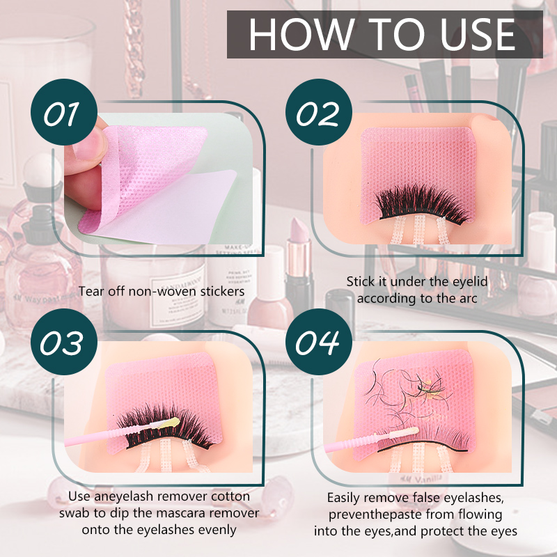 40pcs Eyelash Extension Remove - Eyelash Extension Double Lash avaliação e preço