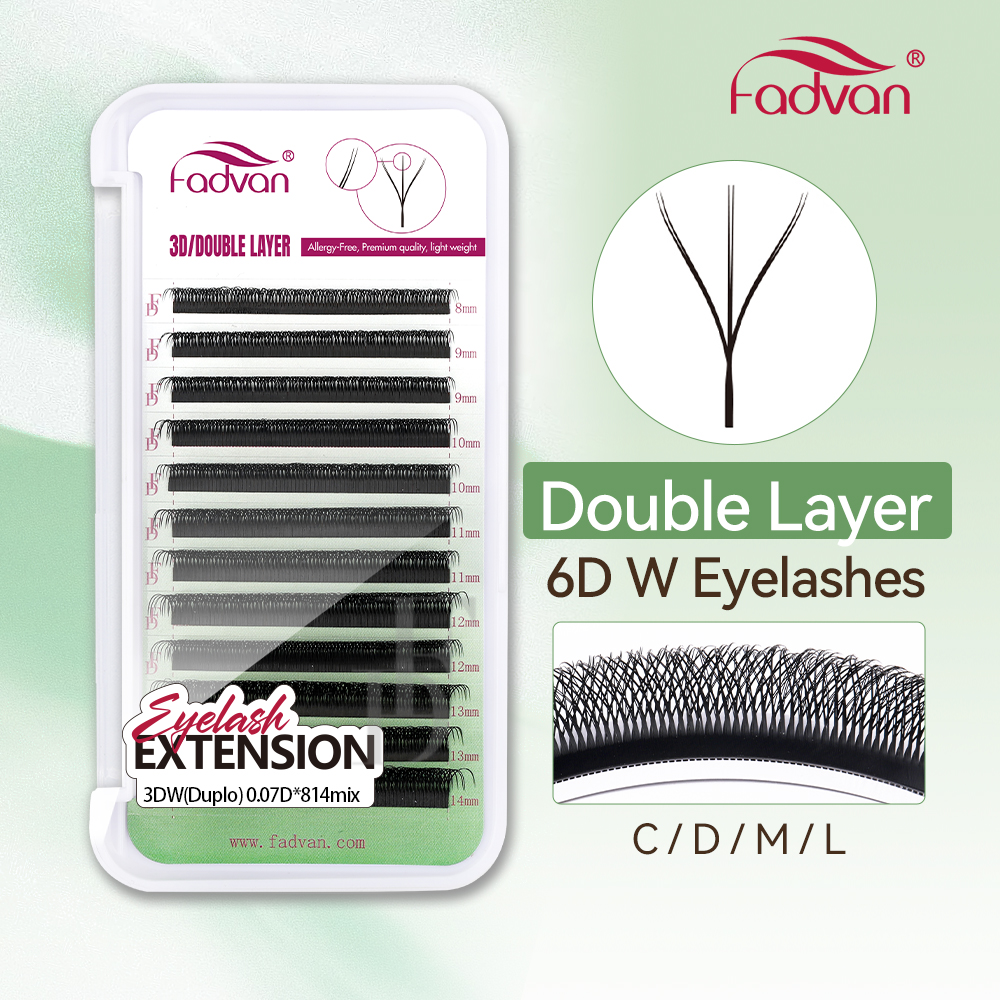 FADVAN 6D-W shaped eyelash ext - Eyelash Extension For Asian Eyes avaliação e preço