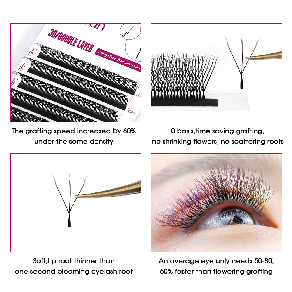 FADVAN 6D-W shaped eyelash ext - Eyelash Extension For Asian Eyes avaliação e preço
