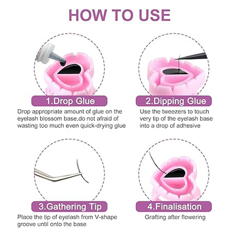 100pcs/bag Disposable Eyelash  - Eyelash Extension Double Lash avaliação e preço