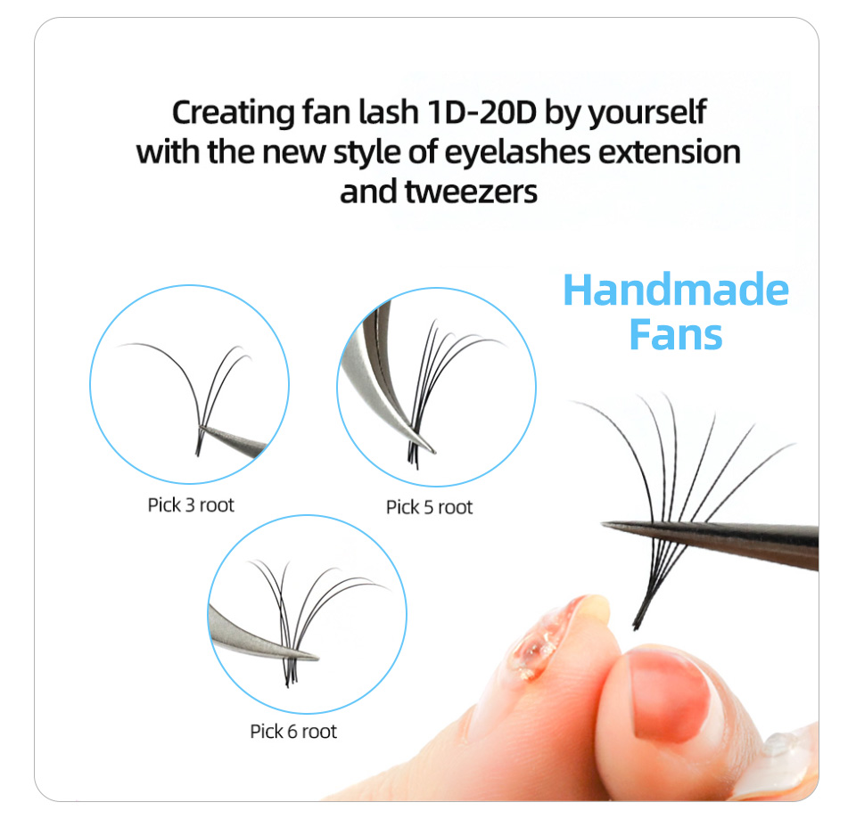 AGUUD 16 Rows Long 16-20mm Eye - Eyelash Extension For Asian Eyes avaliação e preço