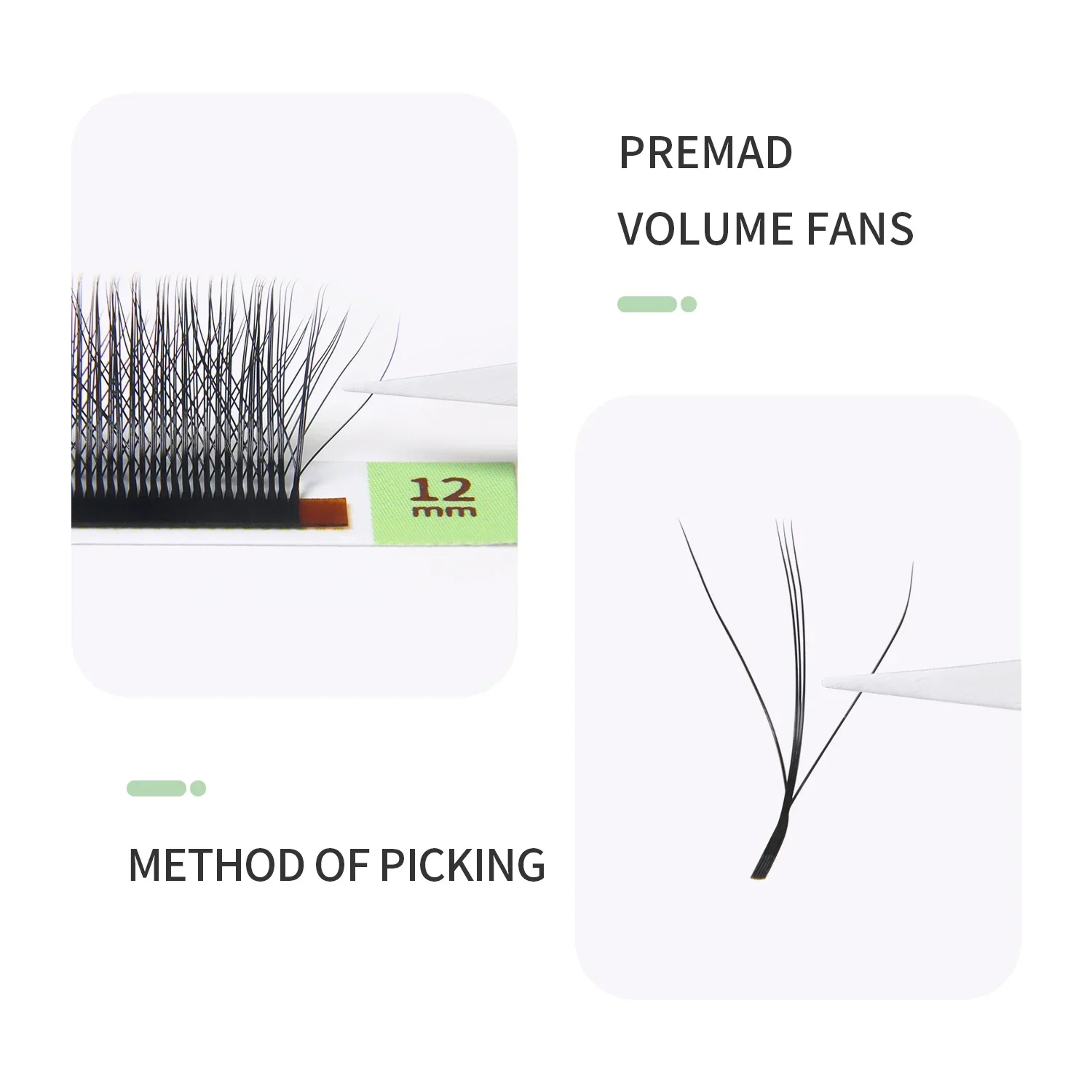 GLAMLASH 3D W Three-Core Shape - Eyelash Extension For Asian Eyes avaliação e preço