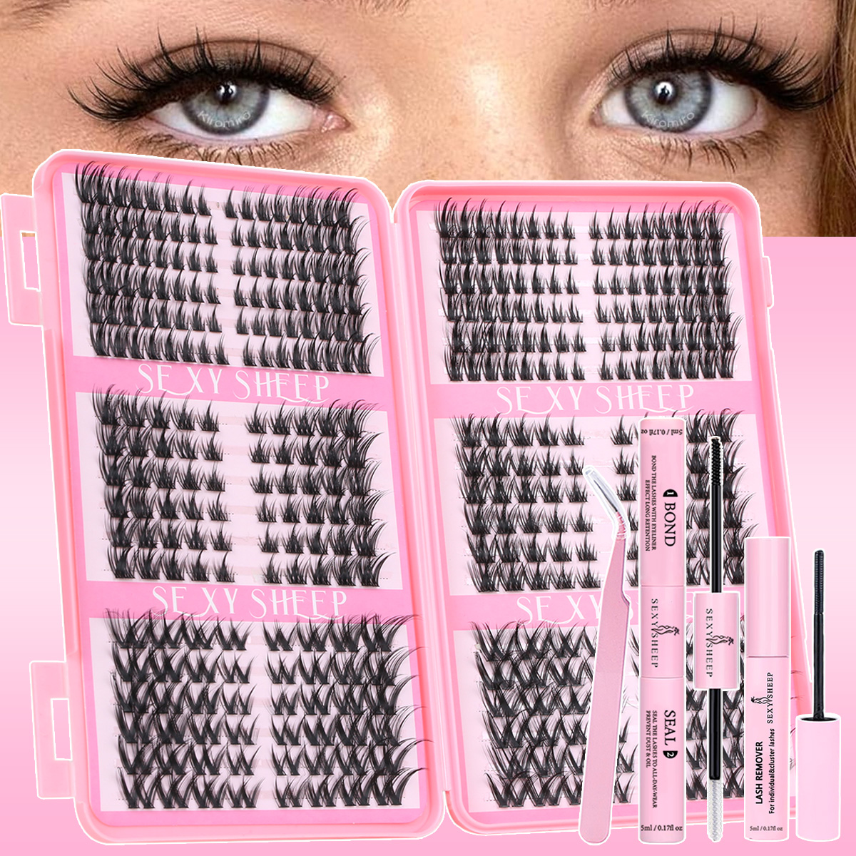 Eyelash Clusters Kit Cat Lashe - Eyelash Extension For Asian Eyes avaliação e preço