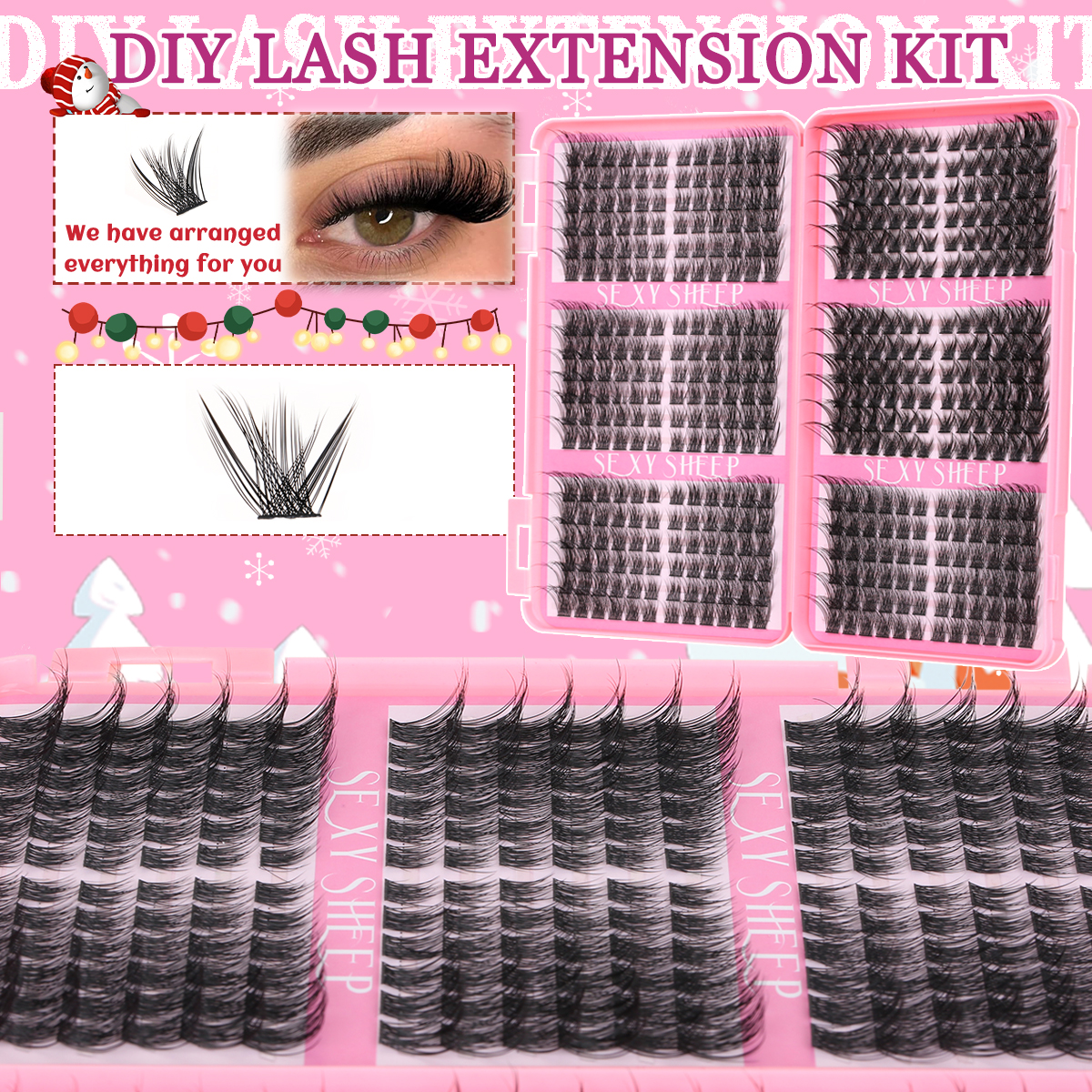 Eyelash Clusters Kit Cat Lashe - Eyelash Extension For Asian Eyes avaliação e preço