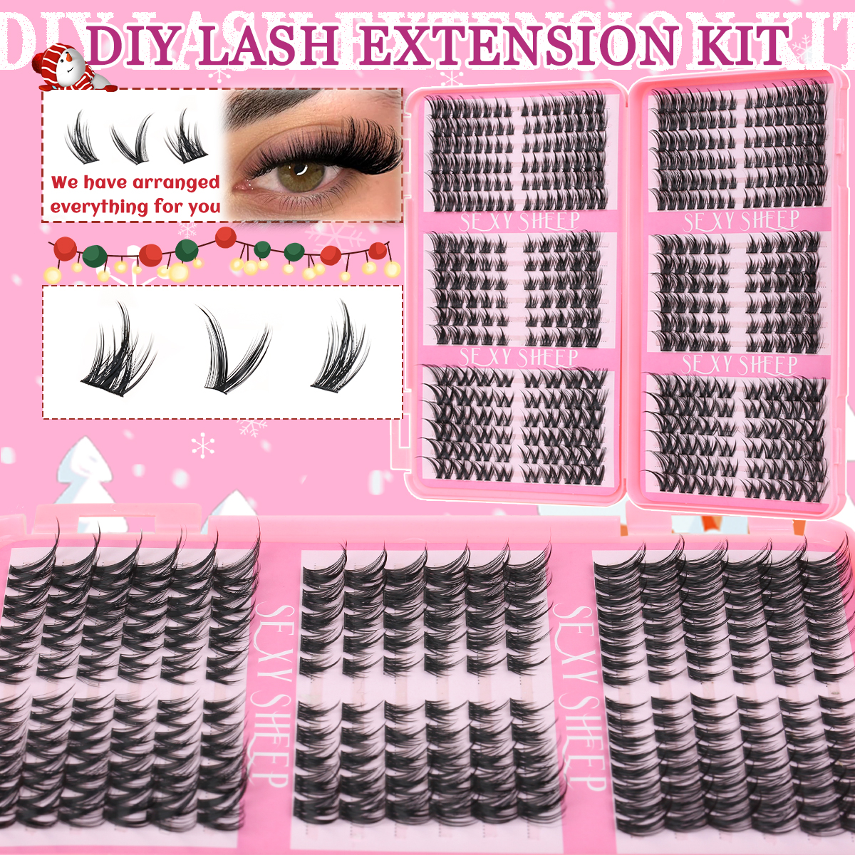 Eyelash Clusters Kit Cat Lashe - Eyelash Extension For Asian Eyes avaliação e preço