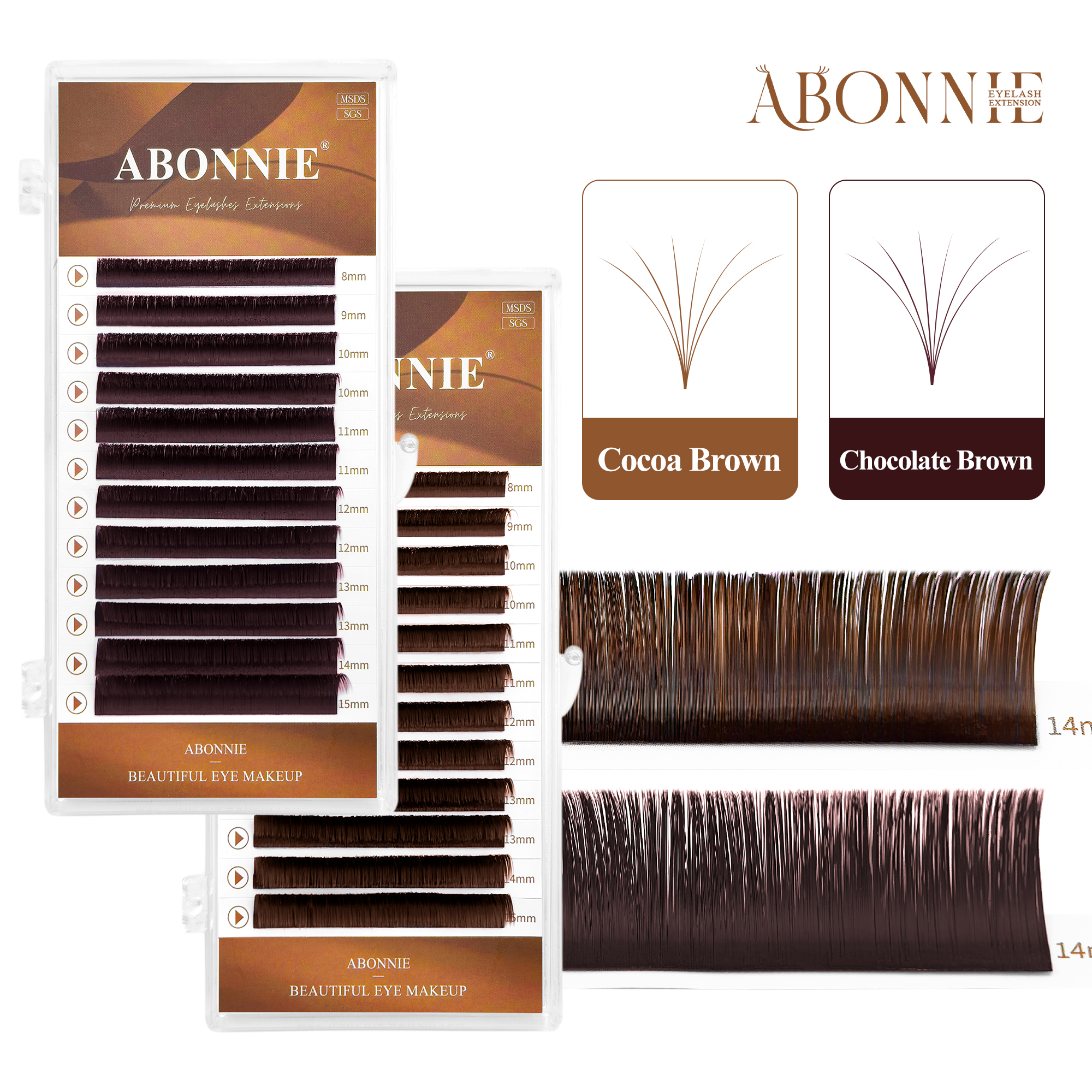 ABONNIE Cashmere Cocoa Chocola - Eyelash Extension Wet Look avaliação e preço