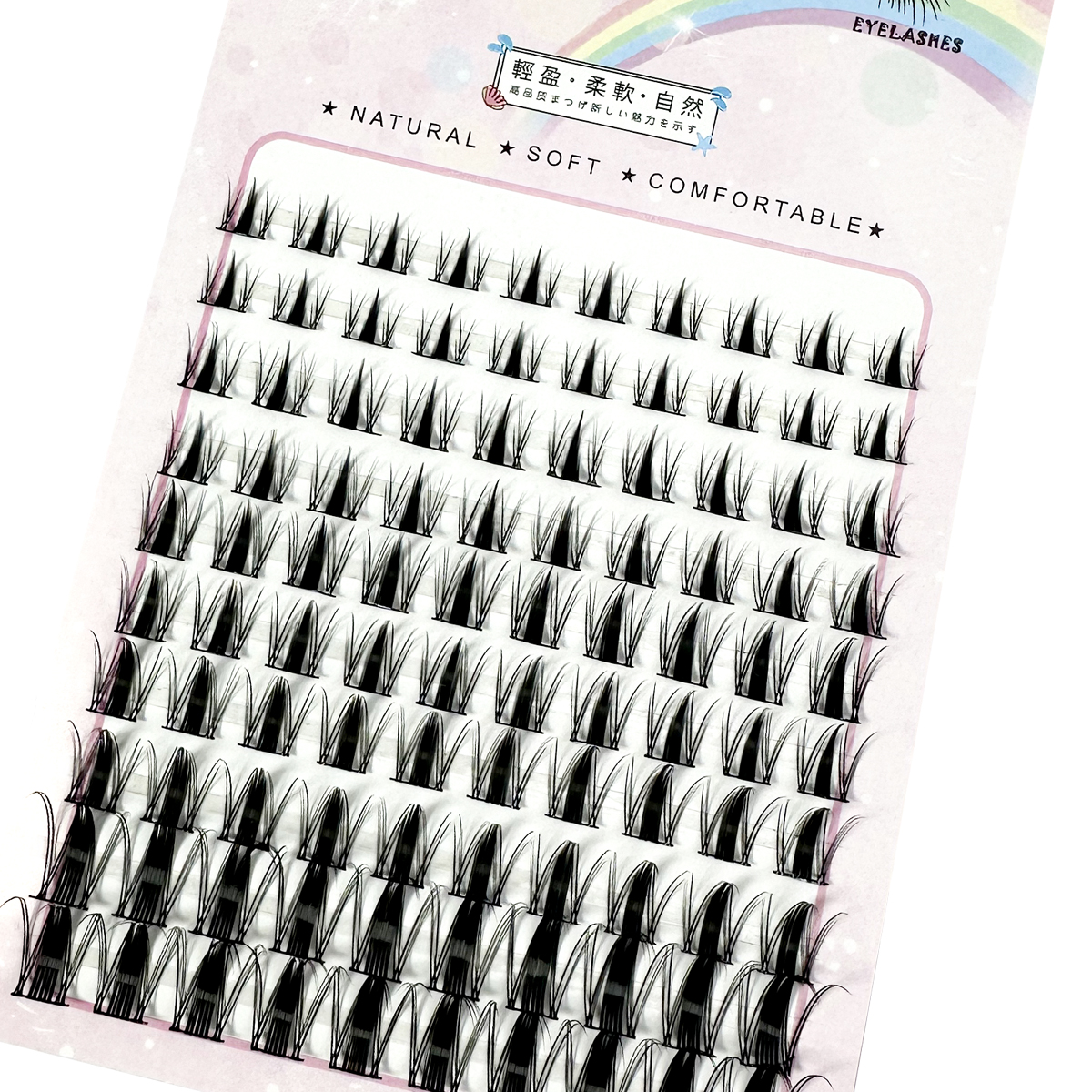 New 8-16mm Fairy Lash Clusters - Eyelash Extension Wet Look avaliação e preço