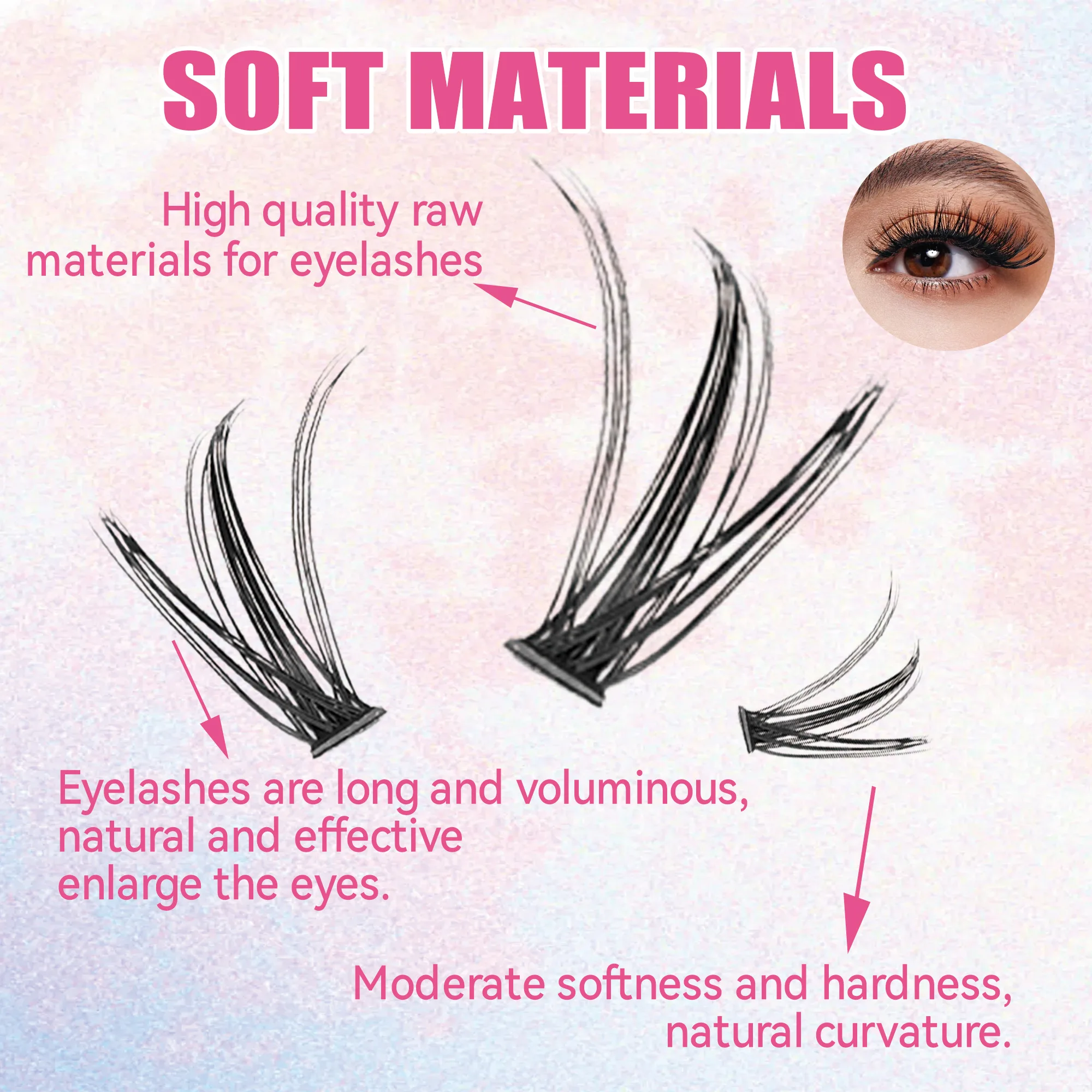 Eyelashes 200 PCS Clusters Las - Eyelash Extension London avaliação e preço