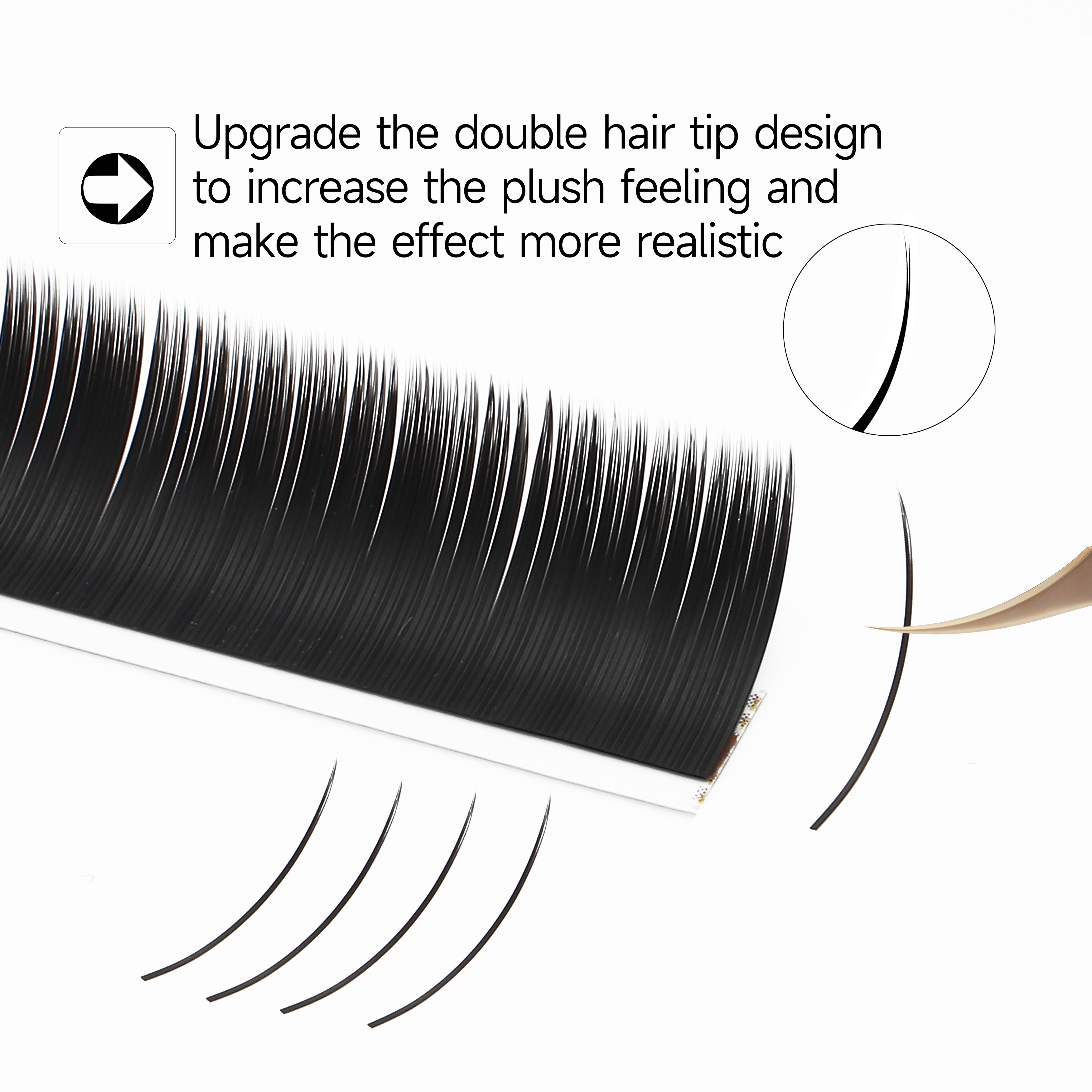 XIUSUZAKI Flat Ellipse Eyelash - Eyelash Extension For Asian Eyes avaliação e preço