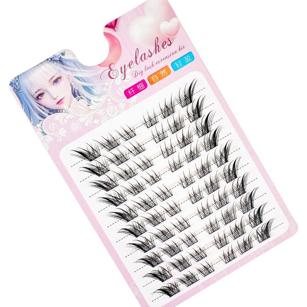 3D Cat Eye Clusters Lashes Nat - Eyelash Extension For Asian Eyes avaliação e preço