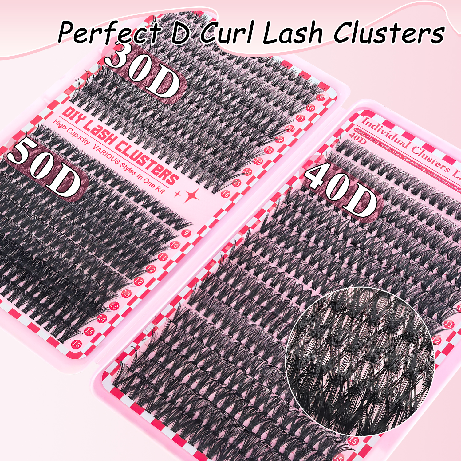 30D40D50D80D DIY Eyelash Exten - Eyelash Extension For Asian Eyes avaliação e preço