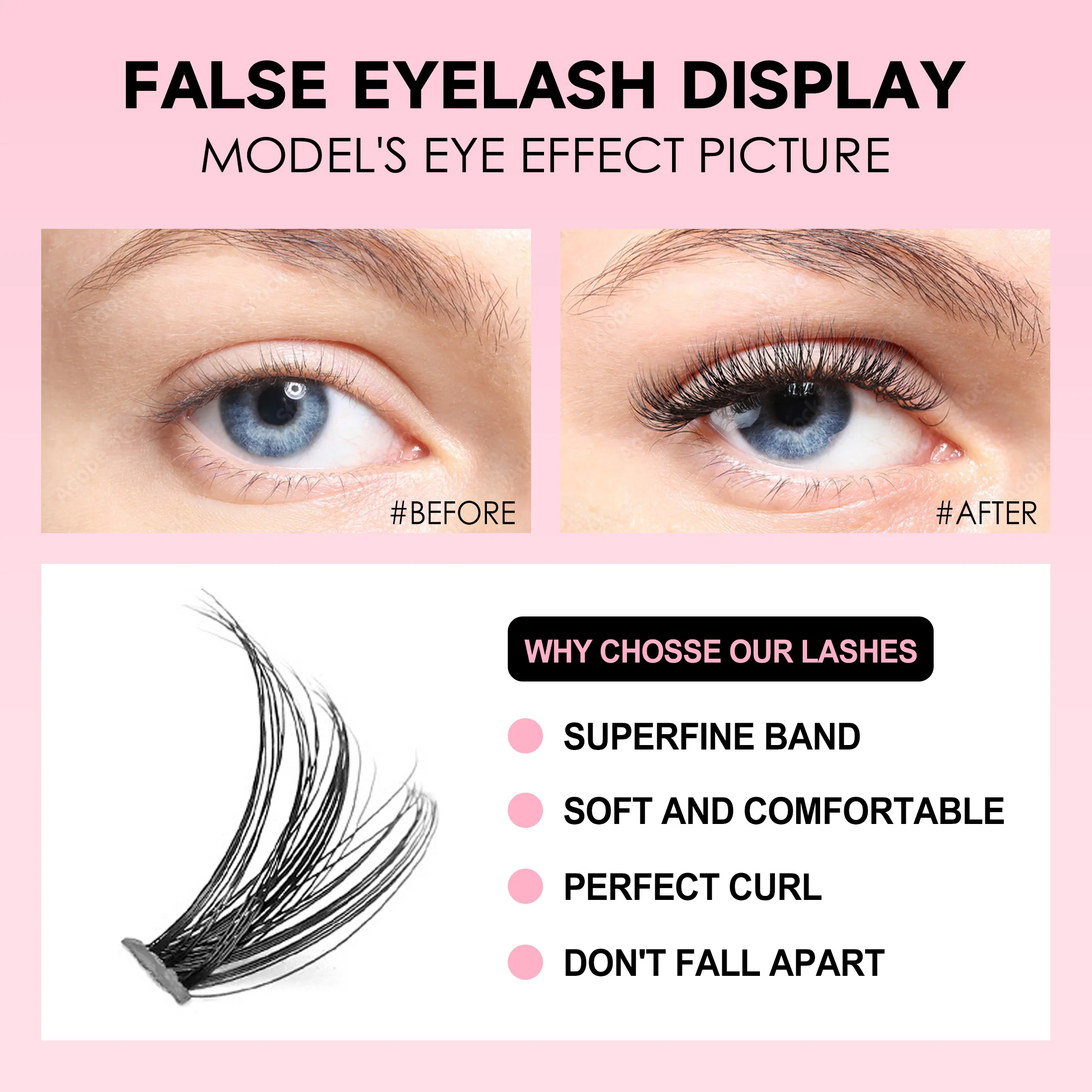 DIY Lashes Extension Kit Eyela - Eyelash Extension London avaliação e preço