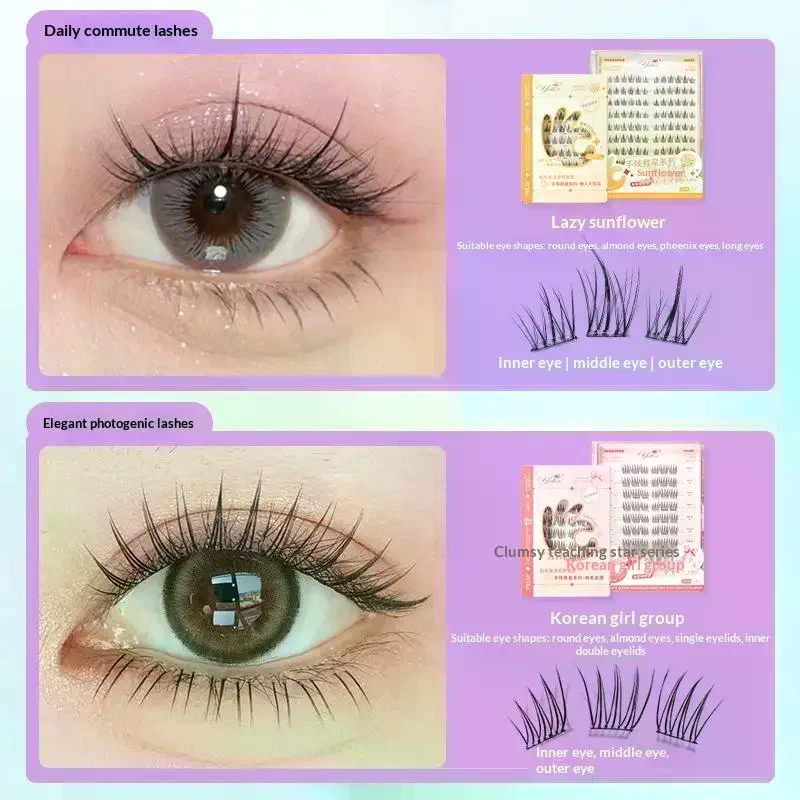 7 Rows Self-Adhesive Eyelashes - Eyelash Extension Adhesive avaliação e preço