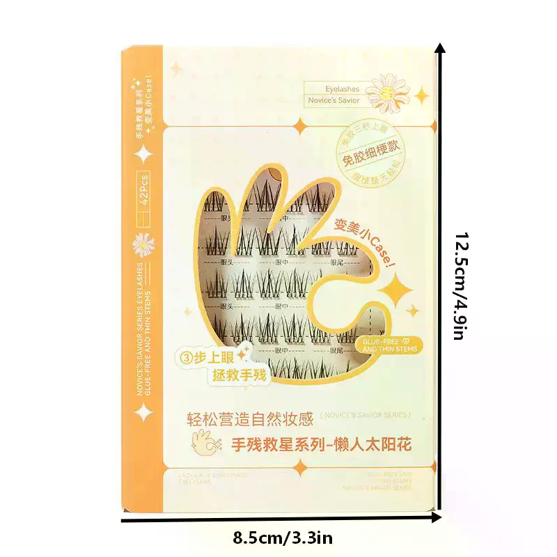 7 Rows Self-Adhesive Eyelashes - Eyelash Extension Adhesive avaliação e preço